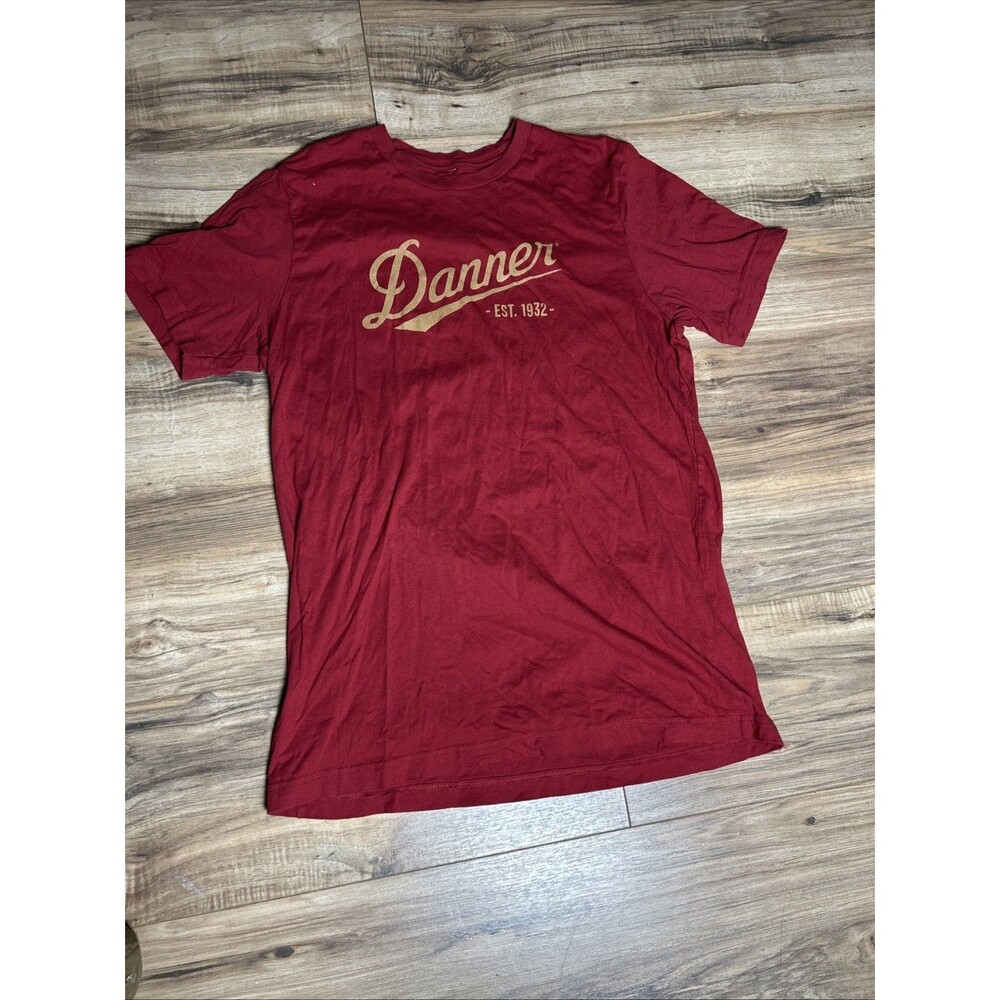 Danner Boots T Shirt Dark Red Woman’s Size L